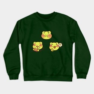 Lil frog faces Crewneck Sweatshirt